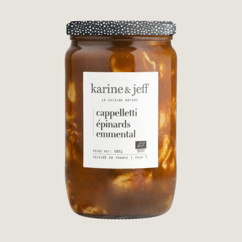 Cappelletti mit Spinat und Emmentaler