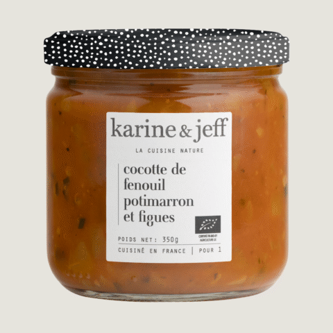 Cocotte mit Fenchel, Hokkaido-Kürbis und Feigen