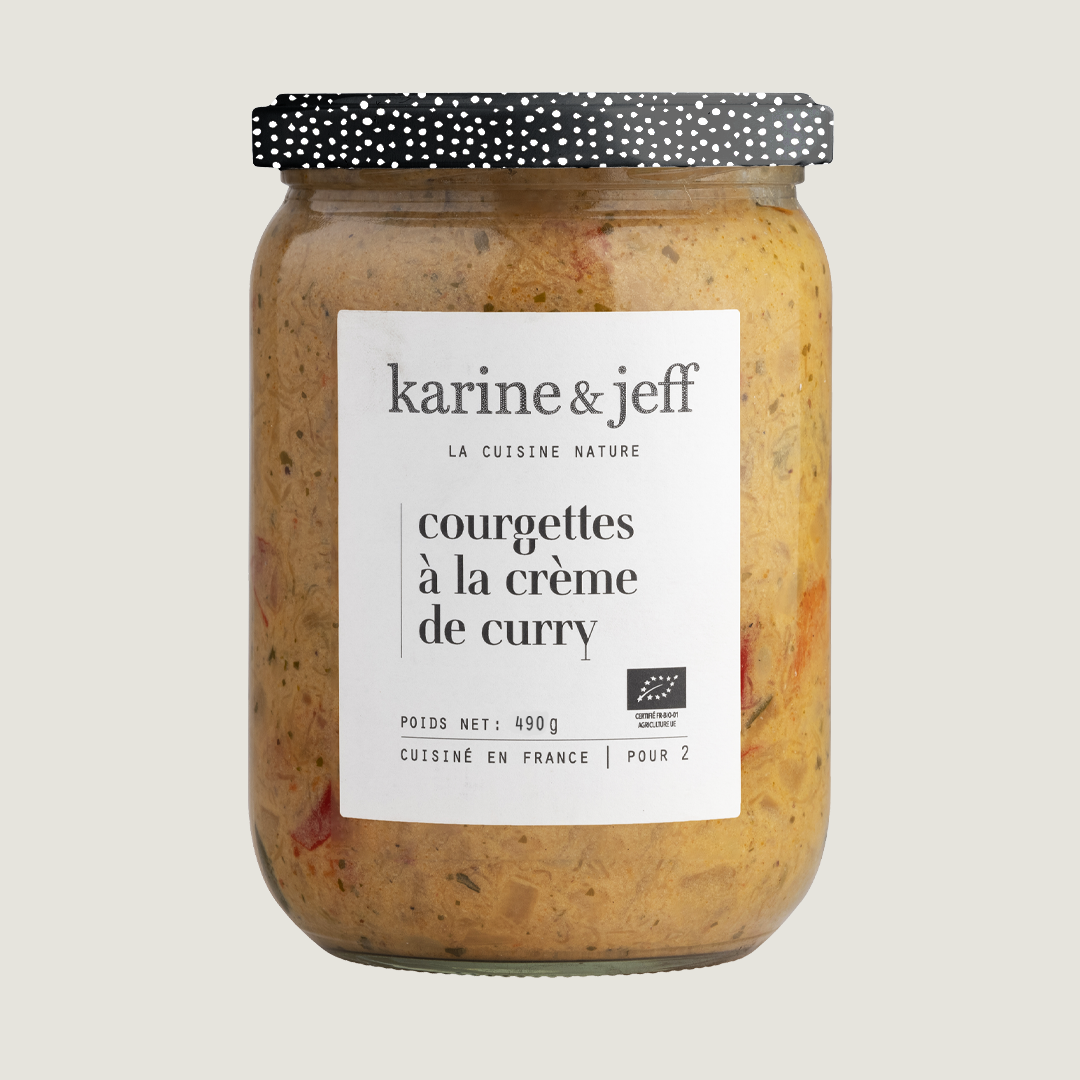 Zucchini in Currycreme