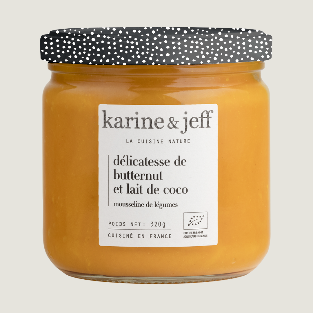Délicatesse mit Butternut-Kürbis und Kokosmilch