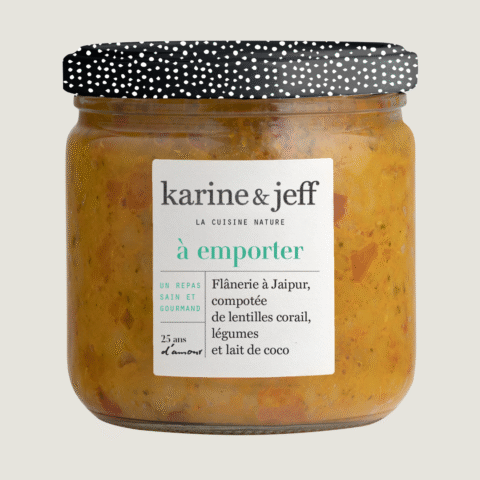Ein Spaziergang durch Jaipur - Kompott aus roten Linsen mit Gemüse und Kokosmilch