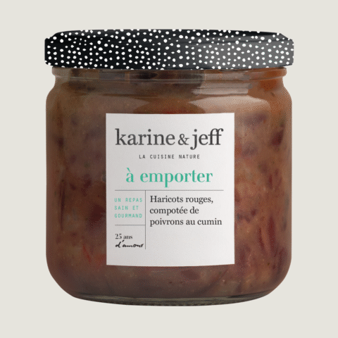 Rote Kidneybohnen - Paprikakompott mit Kreuzkümmel