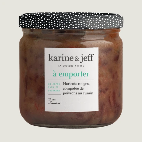 Rote Kidneybohnen - Paprikakompott mit Kreuzkümmel