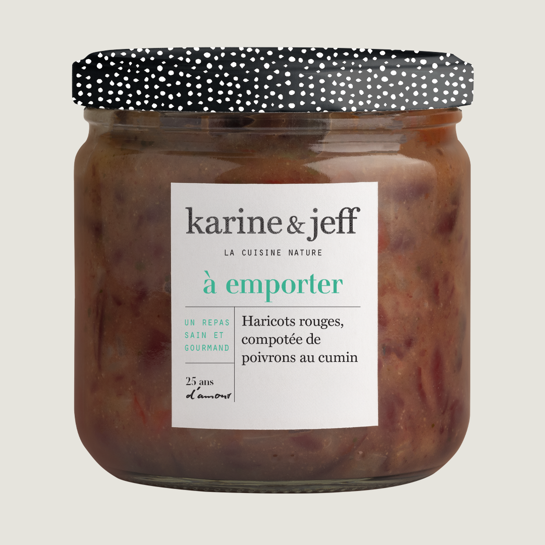 Rote Kidneybohnen - Paprikakompott mit Kreuzkümmel