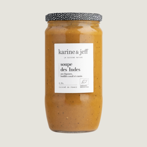 Indische Suppe - Gemüse, rote Linsen und Kreuzkümmel