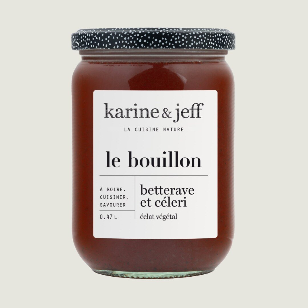 Brühe - Rote Bete, Sellerie, Zitrone und Kräuter