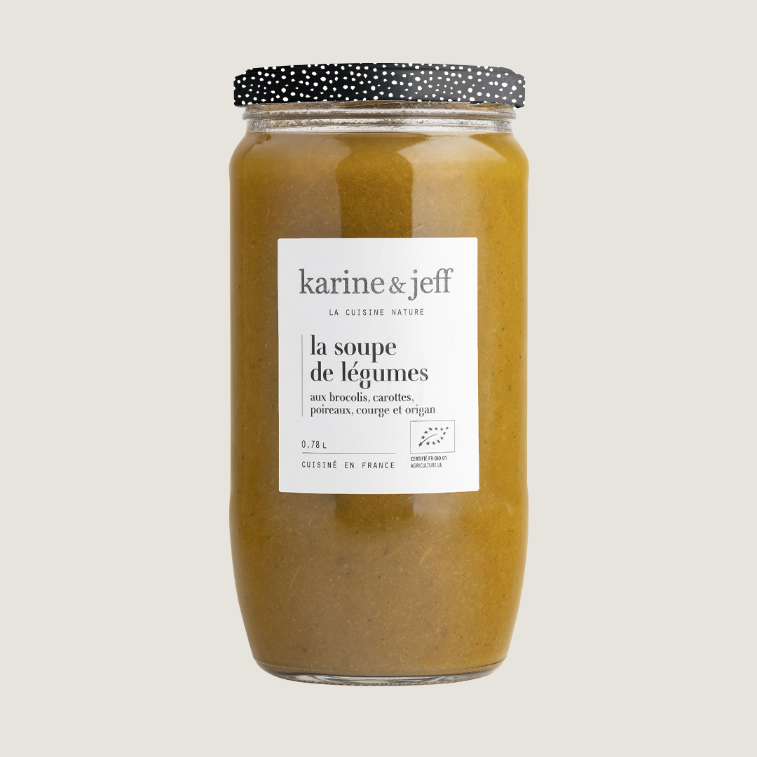 Gemüsesuppe - Brokkoli, Karotten, Lauch, Kürbis und Oregano