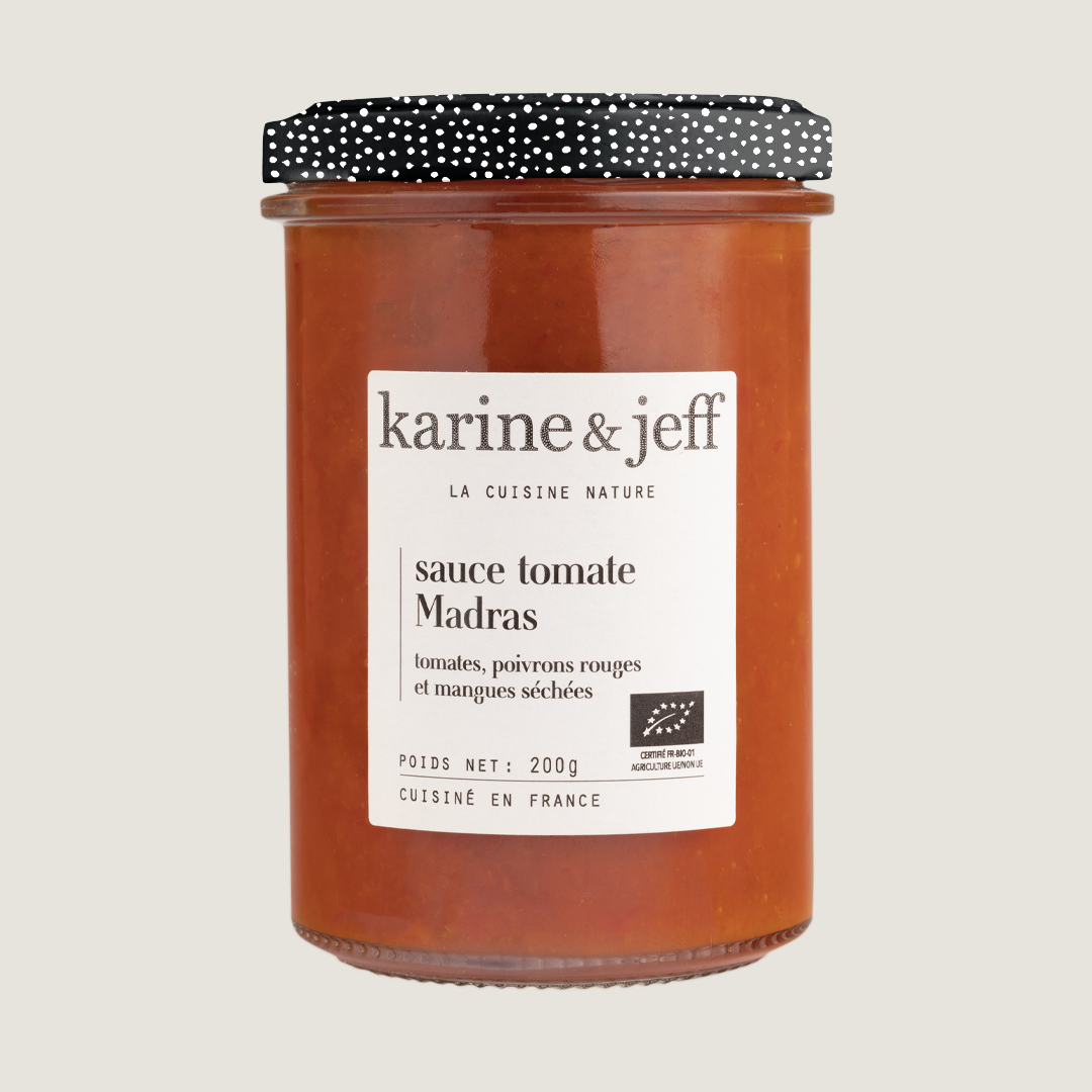 Tomatensauce Madras - Tomaten, rote Paprika und getrocknete Mango