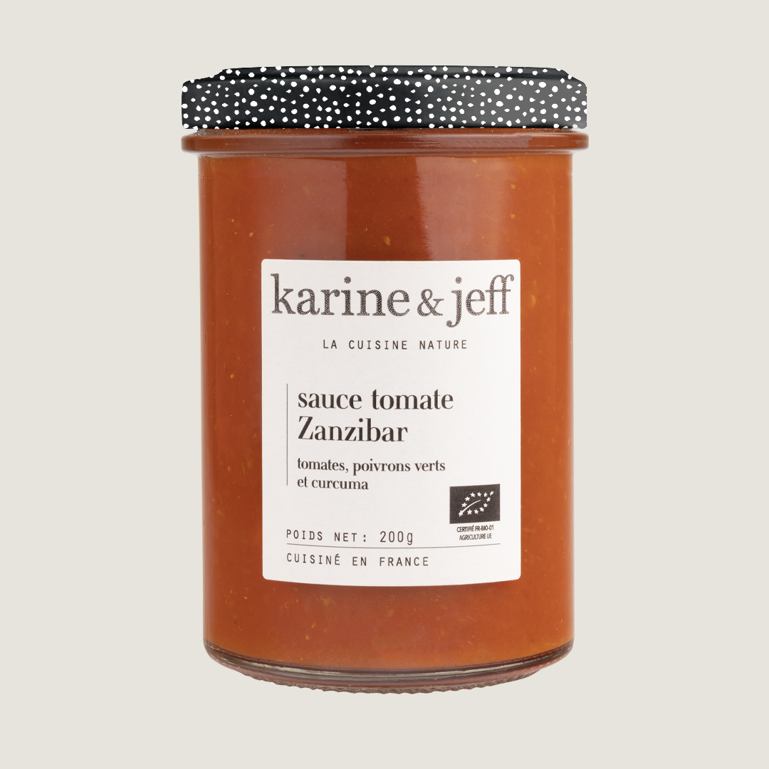 Tomatensauce Zanzibar - Tomaten, grüne Paprika und Kurkuma