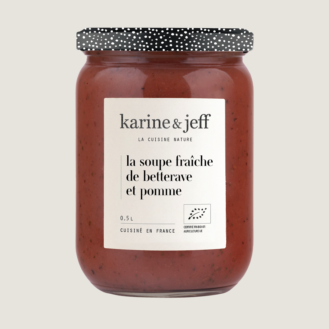Kalte Suppe aus Roter Bete und Apfel