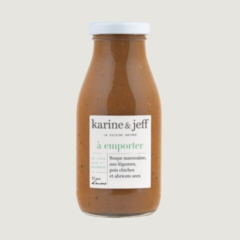 Marokkanische Suppe - Gemüse, Kichererbsen und getrocknete Aprikosen 0,25 L