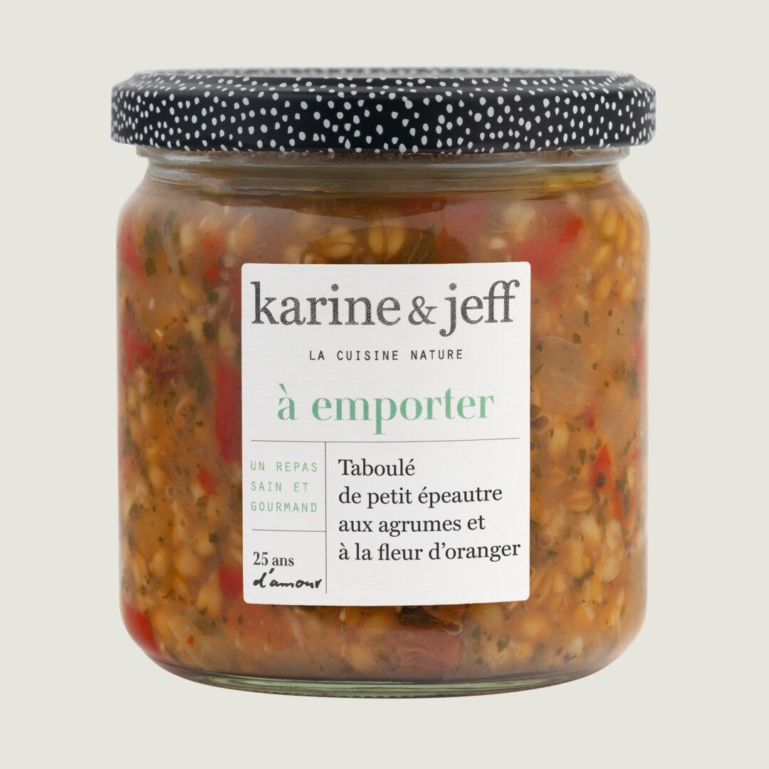 Taboulé mit Einkorn, Zitrusfrüchten und Orangenblüte