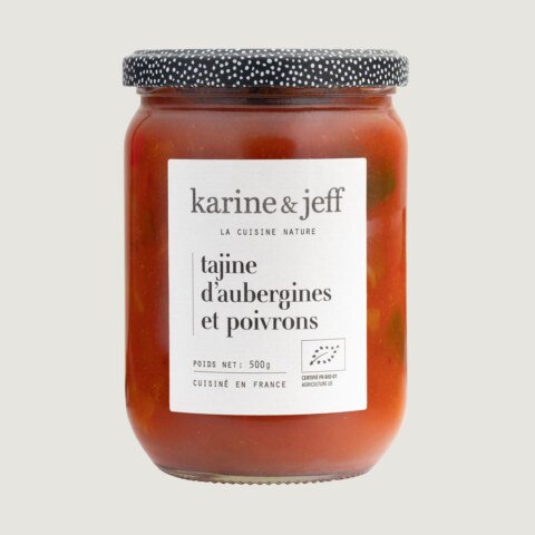 Tajine mit Auberginen und Paprika